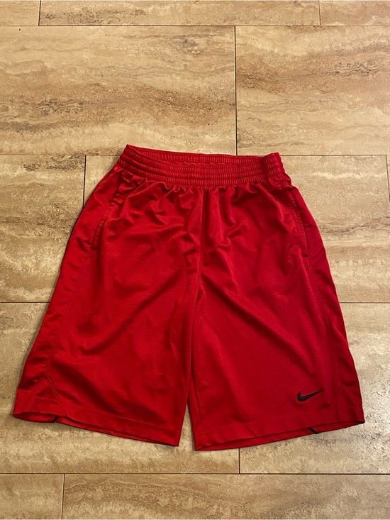 Nike Other - Nike Men’s Red Athletic Long Shorts Shiny Y2K